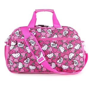 Discontinued RARE (tags) Hello Kitty overnight bag